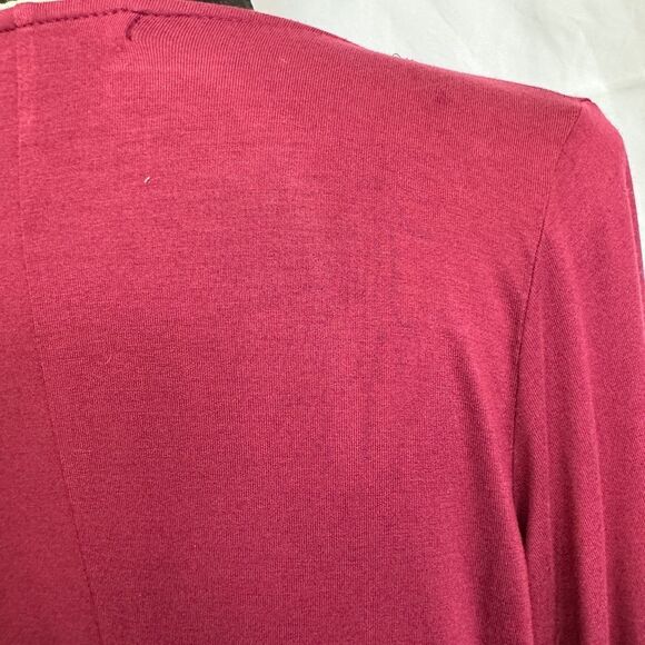 Free People Beach Cowl Neck Mini Dress Burgundy - Picture 7 of 9